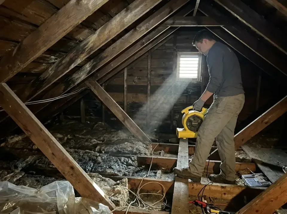 attic-water-damage-drying-proc-007 — frequently asked questions, Emergency Water Extraction & 24/7 Flood Response in Plano,…